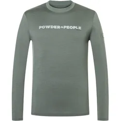 Super Natural, Herren, Sportshirt, Powder To The People Bio J (XL), Grün