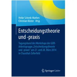 Entscheidungstheorie und -praxis, Fachbücher