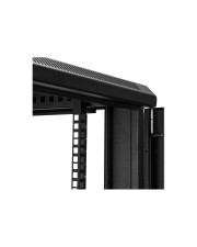 StarTech.com Server Rack Schrank 78cm tiefes Gehäuse 12 HE Netzwerk Datenschrank Schwarz 12U 78,7 cm 31" (RK1233BKM)