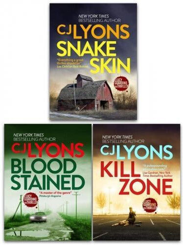 Canelo Ltd. Cj Lyons Lucy Guardian Fbi Thrillers 3 Books Collection Set  Kill Zone Blood Stained Snake Skin