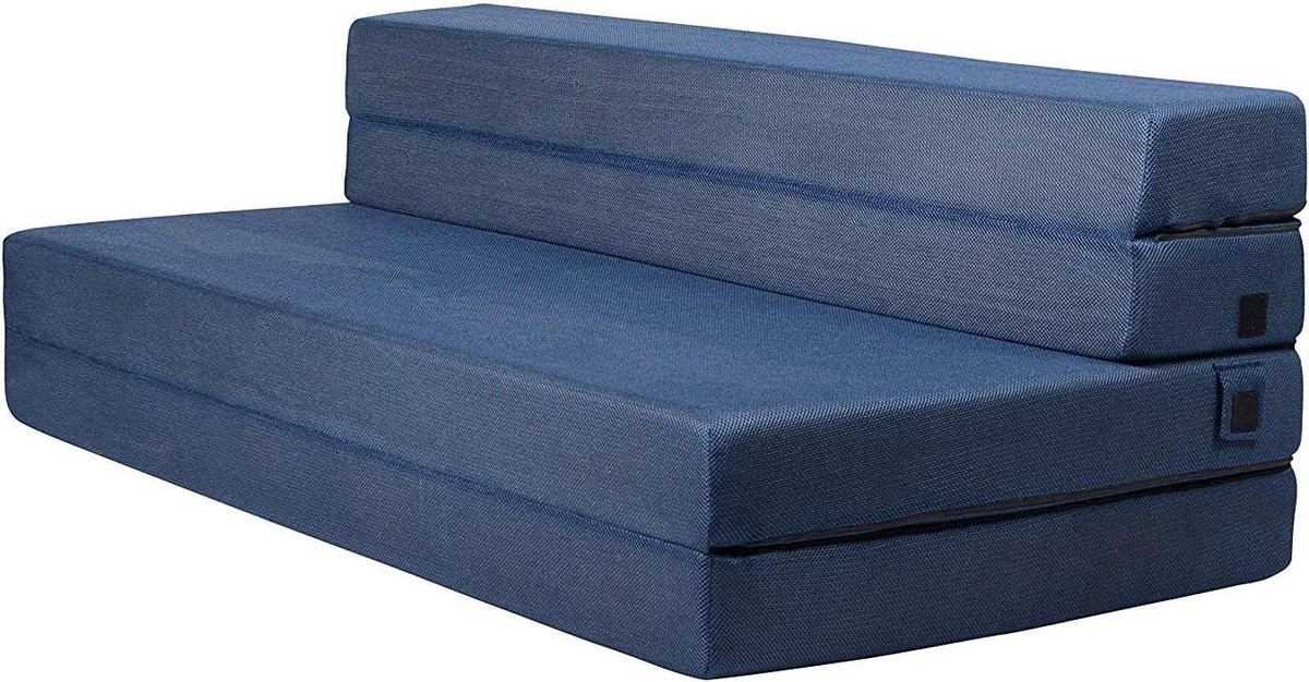 Grijs Vouwmatras Slaapbank Fauteuil met CertiPUR-US Schuim