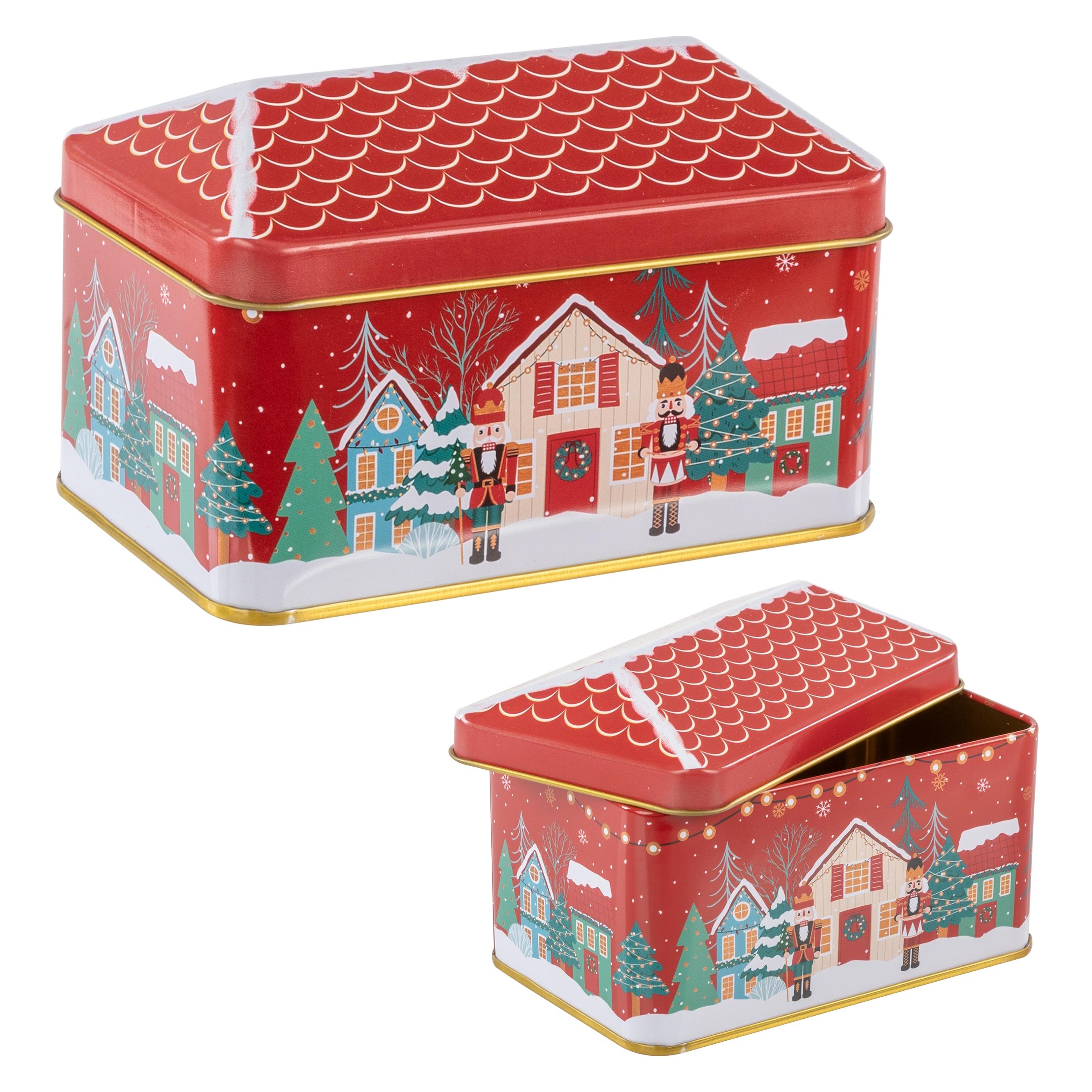 Idena Keksdose Weihnachten kleines Haus 12x7x8cm (77951304)