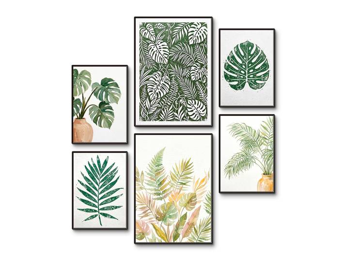 Wandbild GOODPRODUCT Green Living , grün (farbe bild(er): grün), B:42cm H:29,7cm T:0,1cm, Papier, Bilder, Wandbild, in verschied. Grössen