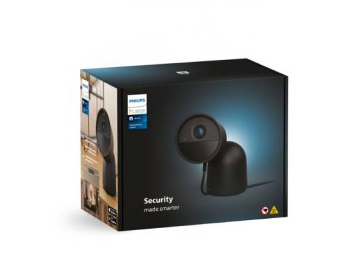 Philips Hue - Caméra De Surveillance Secure Avec Support Bureau Noire