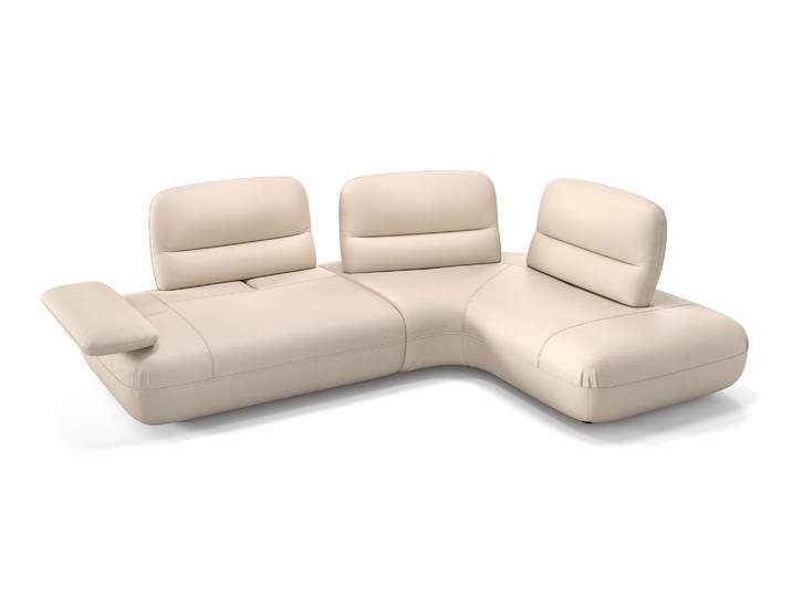 Designer Ecksofa DUBAI Designersofa Eckcouch mit Sitzverstellung