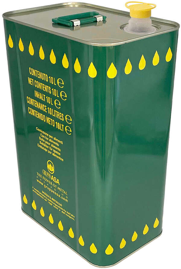 Polsinelli Lattina per olio 10 L (4 pezzi)