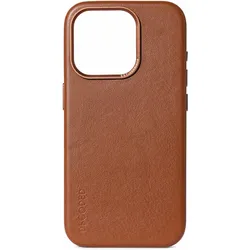 Decoded Leather Magsafe Backcover (Apple iPhone 15), Smartphone Hülle, Braun