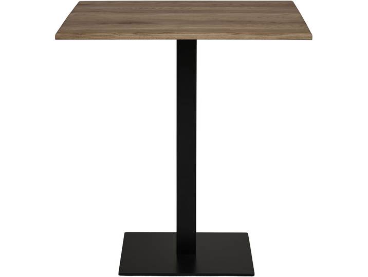 Bistrotisch Ostara braun/schwarz Eiche Natur/Metall B 70 H 75 cm