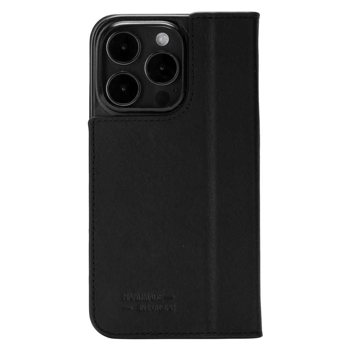 JT Berlin iPhone 15 Pro - Tegel Flip Case schwarz (Apple iPhone 15 Pro) (11002)