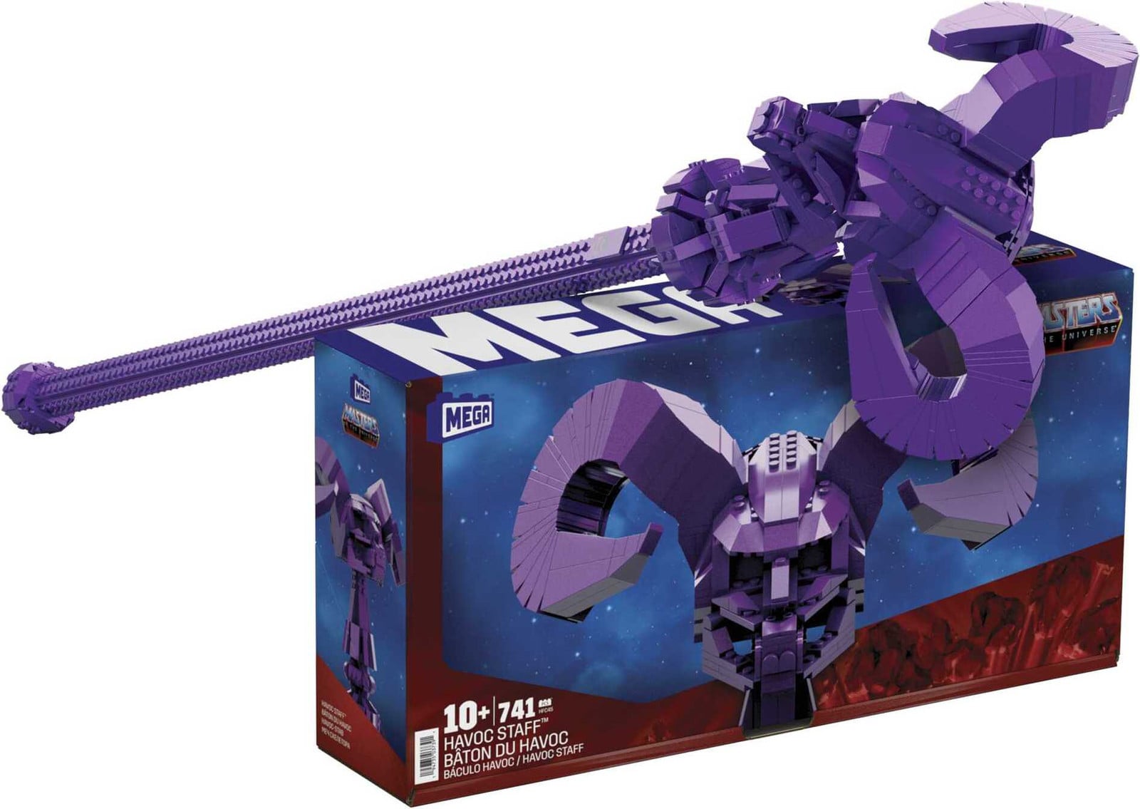 Mega Construx Masters of the Universe Origins: Skeletor - Staf van Chaos