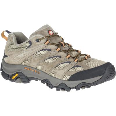 Wanderschuh MERRELL "MOAB 3", Herren, Gr. 41 (7), grau (pecan), Leder, Schuhe Wanderschuh