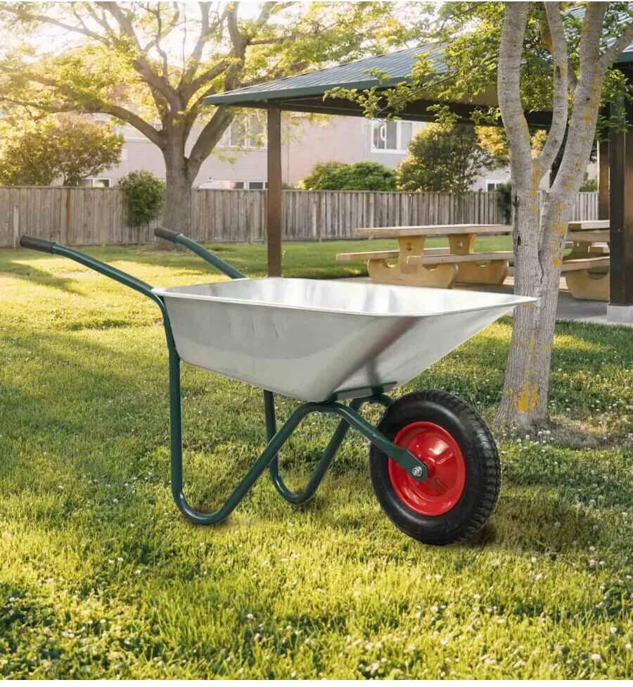 EuroGarden CARRIOLA IN ACCIAIO ZINCATO 70LT