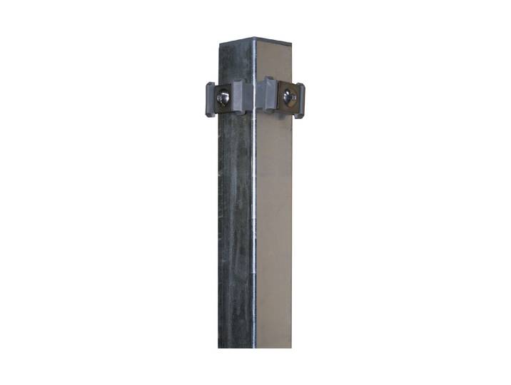 Quadratrohr-Eckpfosten verzinkt 120x5x5 cm