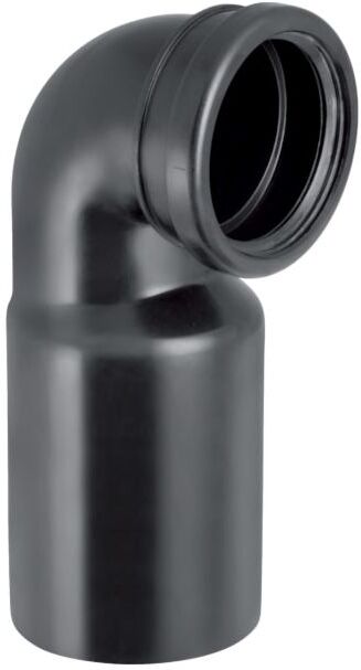 Geberit Pe Anschlussbogen 367925161 DN 100/90, 90Grad, PE-HD, für Wand-WC