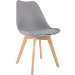 CLP Stuhl Linares   Farbe: grau, Material: Kunststoff