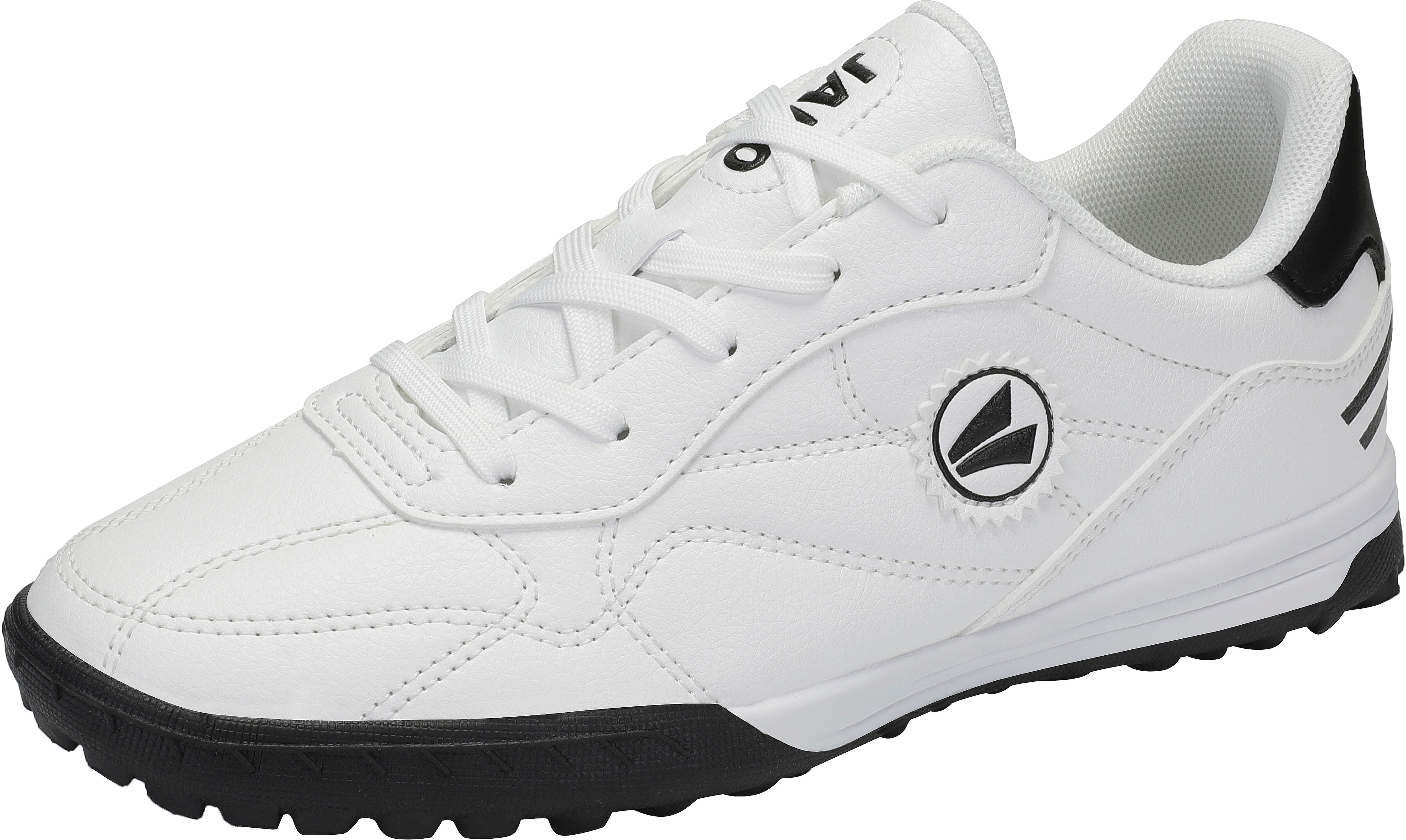 Fußballschuh JAKO "J-ST Signature", Damen, Gr. 29, Mesh, schwarz-weiß (weiß, jet schwarz), Synthetik, mehrfarbig, Schuhe Fußballschuh, für synthetische Hartplätze