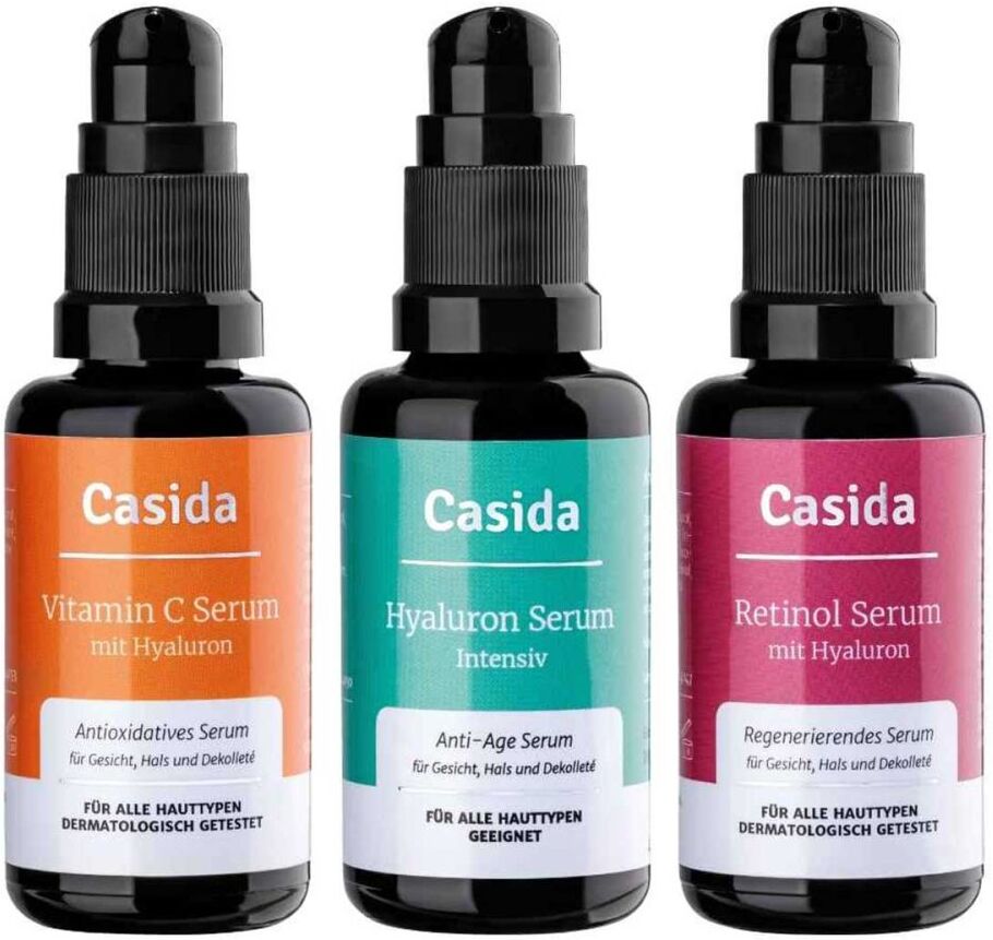 Casida Anti-aging Set Retinol Vitamin C Hyaluron Serum 90ml
