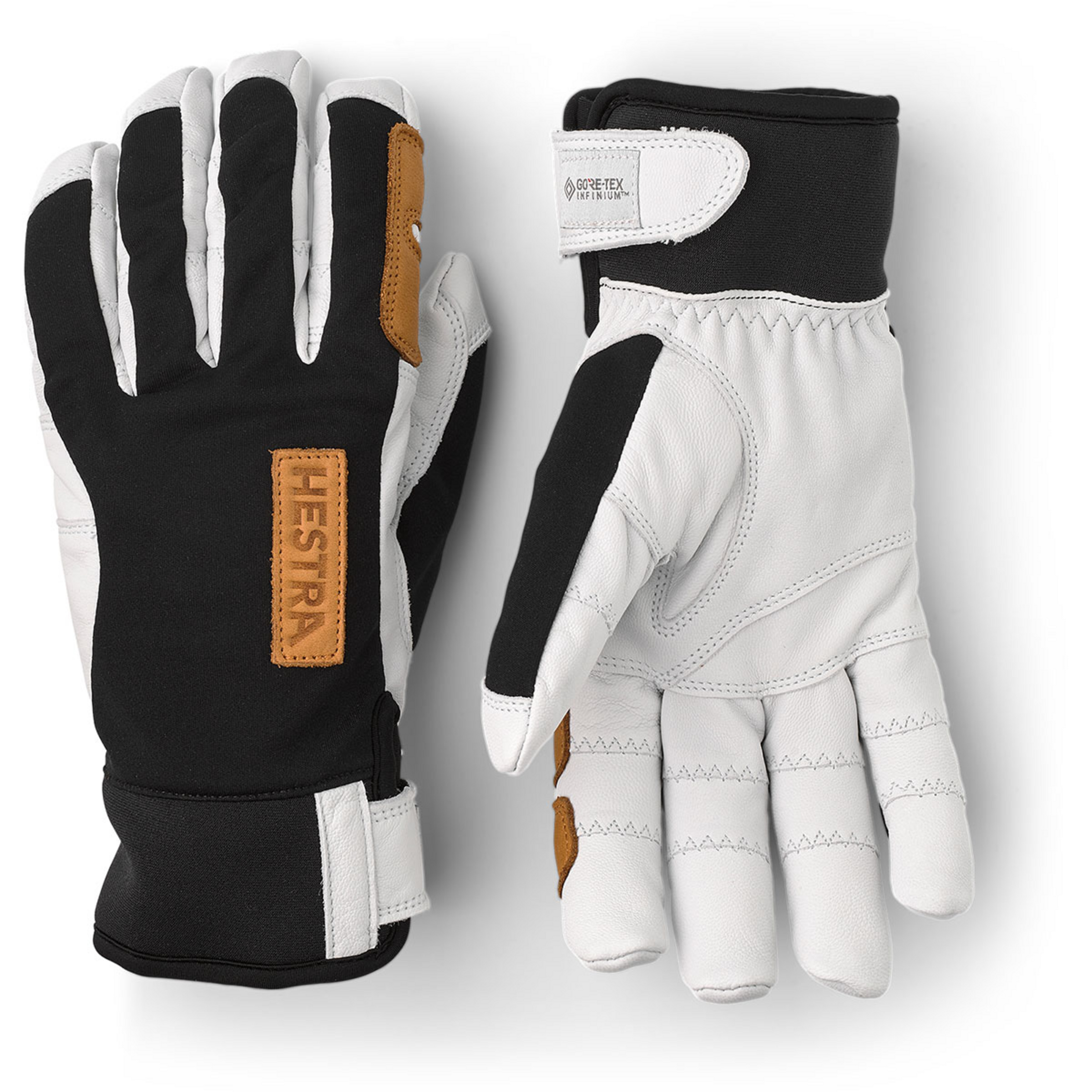 Hestra Ergo Grip Active Wool Terry Skihandschuhe schwarz Größe 8 Trekking Widerstandsfähig Wasserabweisend