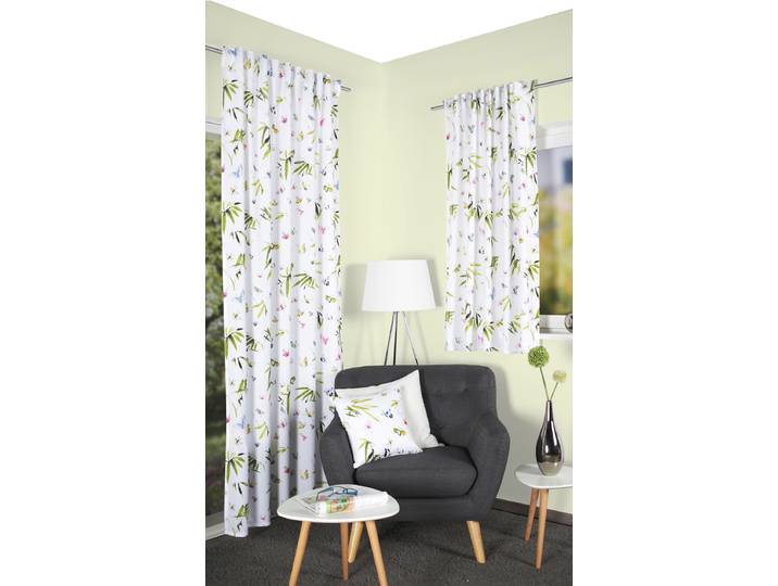 Ensemble de rideaux et de housse 135 x 225cm Multicolore