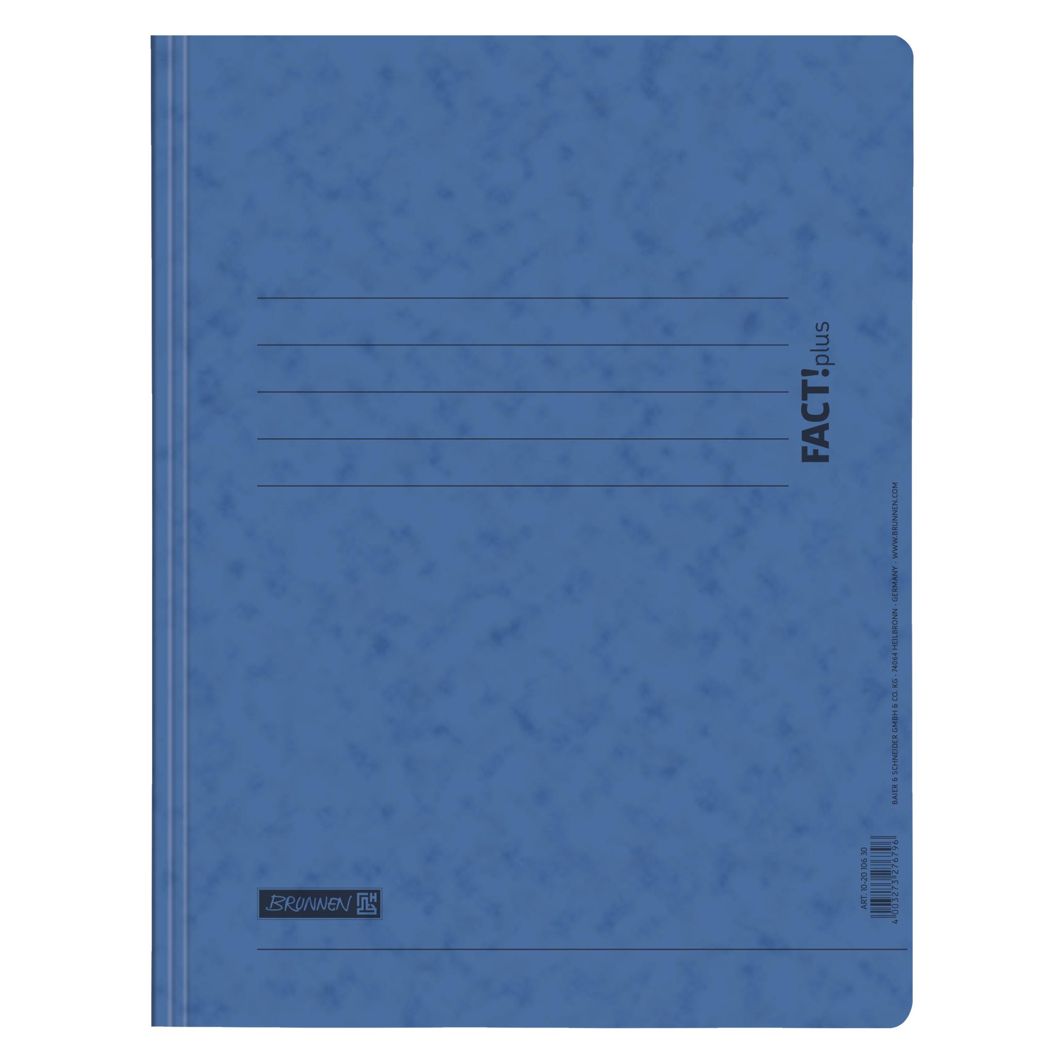 Brunnen Schnellhefter A4 Karton 375g/qm blau (A4, 1x) (10-2010630)