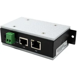 Exsys EX-6007POE-WT (802.3af (PoE), 802.3at (PoE+), 30 W), PoE Injector