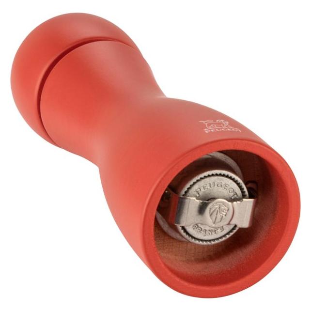 Peugeot TAHITI Duo Feuer Pfeffermühle Ziegelrot + Salzmühle Orange leuchtend 15 cm (Pfeffer, Salz) (2/4297400)