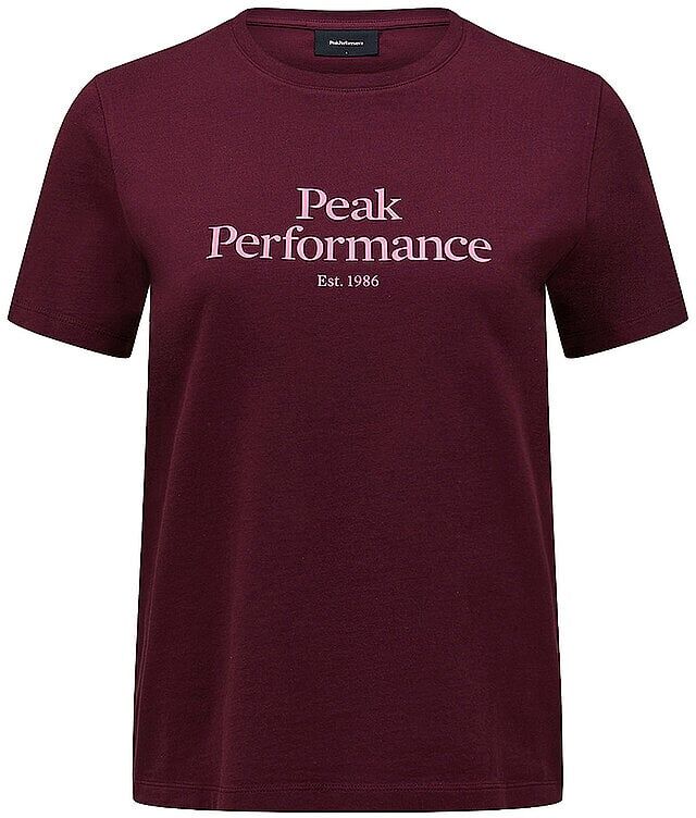 PEAK PERFORMANCE Damen T-Shirt Original dunkelrot   L W