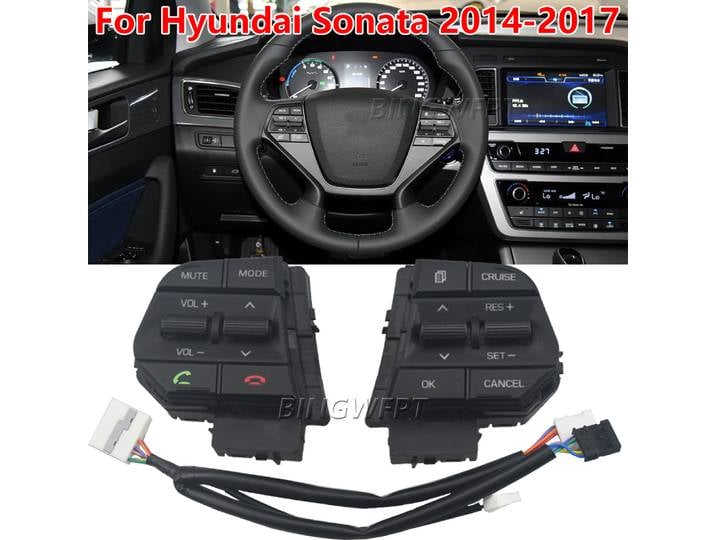 Bouton de régulateur de vitesse pour volant Hyundai Sonata 2.4 2015-2017, bouton de volume, interrupteur de musique 96700-C1510 96700-C1030