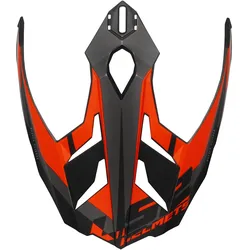 LS2 Ersatz Schirm für MX701 Alter - matt-schwarz-neonorange