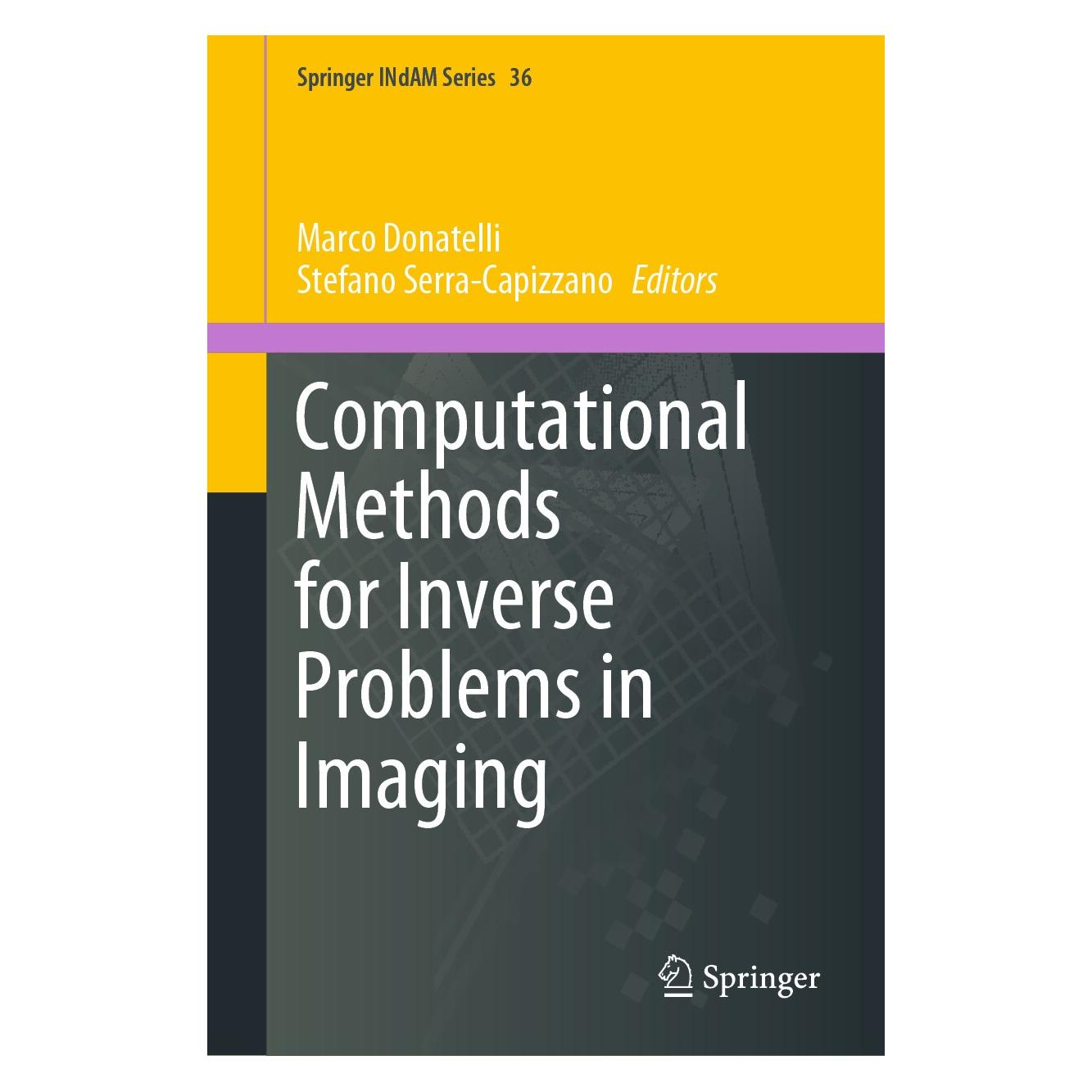 Springer Computational Methods for Inverse Problems in Imaging (Englisch, Hardcover, Marco Donatelli, Stefano Serra-Capizzano) (9783030328818)