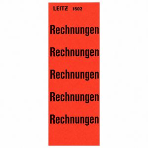 Leitz 1502 Inhaltsschilder Rechnungen 100 Stück