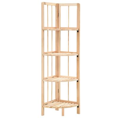 Helloshop26 - Praktisches Design-Eckregal aus Zedernholz 110 cm