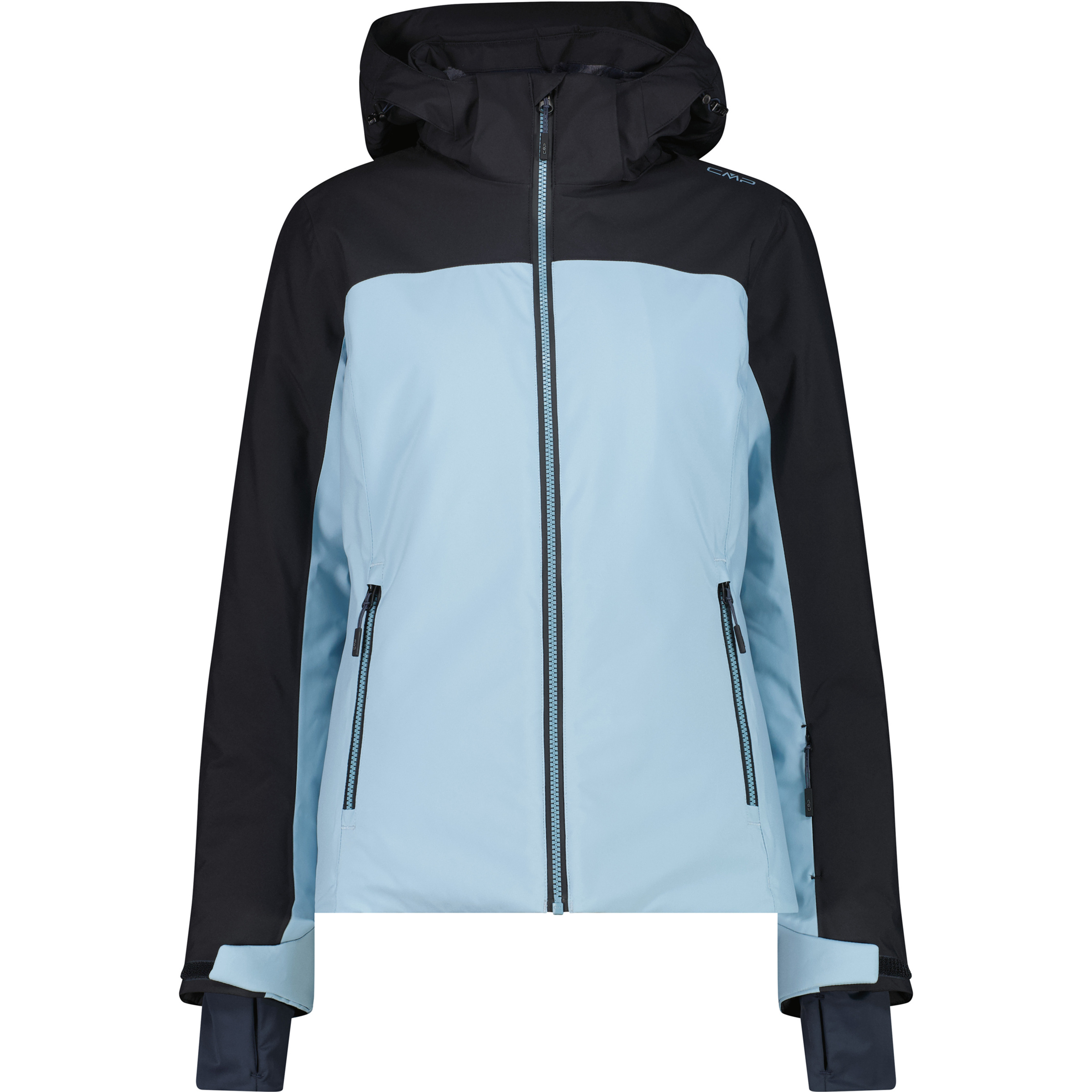 CMP Zip Damen Isolationsjacke blau Größe L Trekking