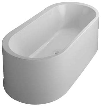 Vitra Istanbul baignoire 53000063000 190 x 90 cm, sur pied, ovale, blanc