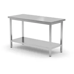 Hendi Arbeitstisch Kitchen Line mit Grundboden 1400x700x850mm