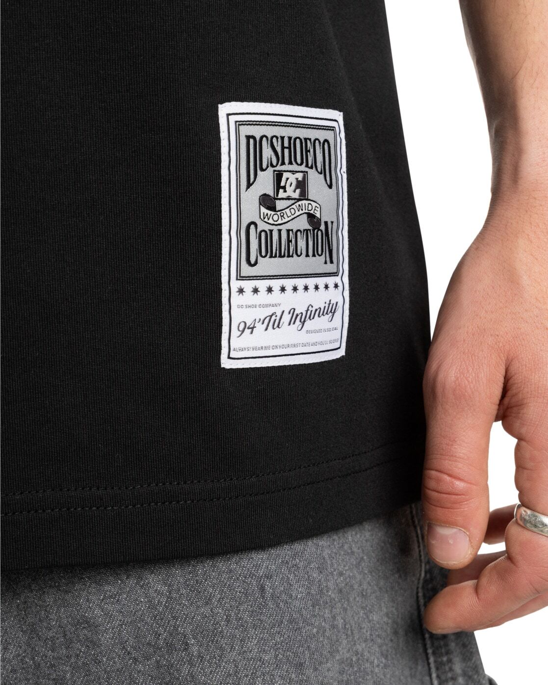 T-Shirt DC SHOES "Home Run", Herren, Gr. S, schwarz, Obermaterial: 100% Baumwolle., Shirts T-Shirt schwarz S
