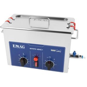 Emag Ultraschallreinigungsgerät Emmi 40 HC Plus, 4 Liter, mit Timer, Heizung, Ablasshahn