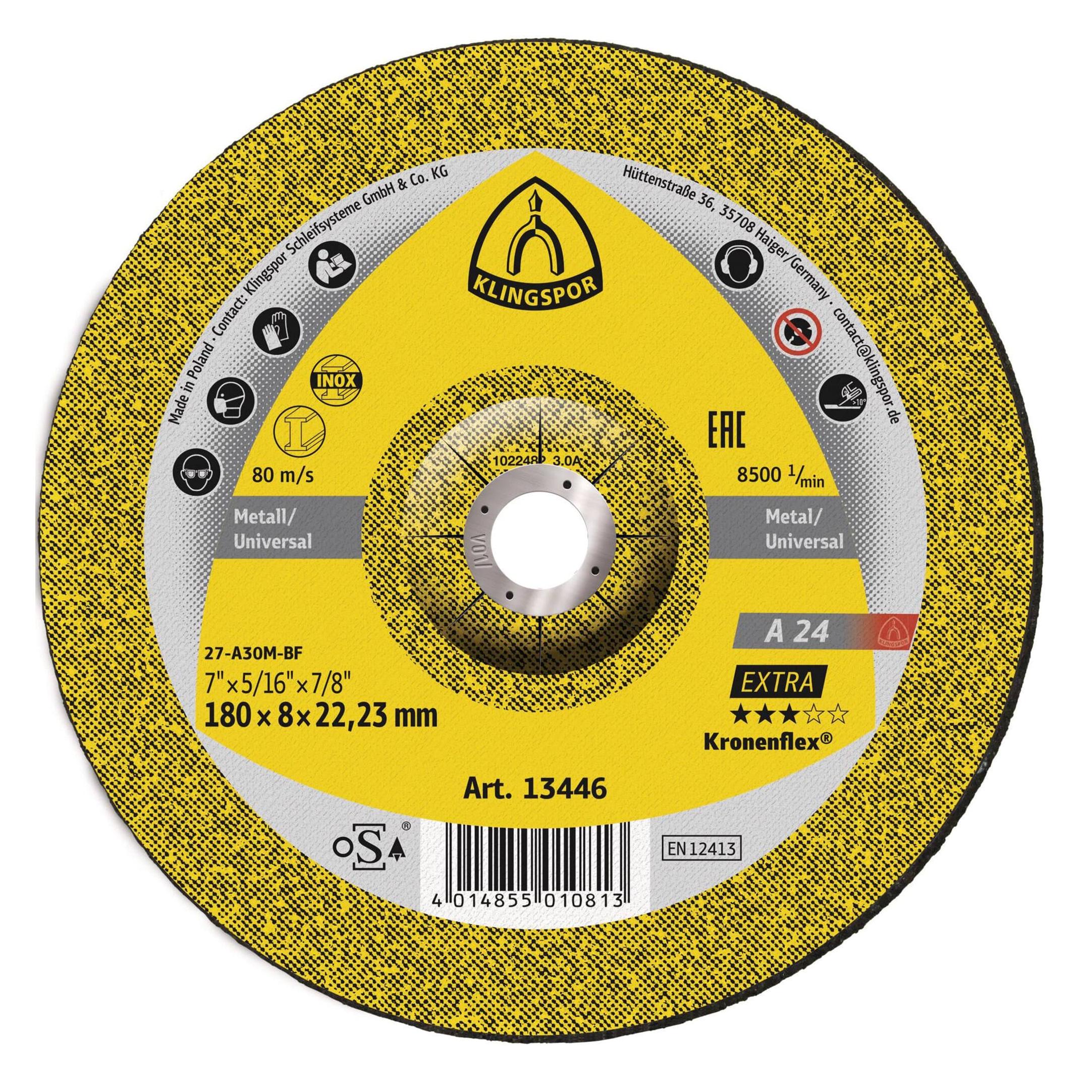 Klingspor A 24 Extra - Schruppscheiben 150 x 6 x 22,23 mm (24) (235371)