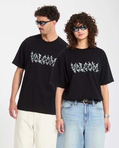 T-Shirt Volcom Slag (L - Schwarz)