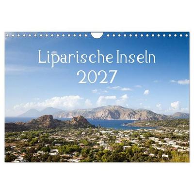 Liparische Inseln (Wandkalender 2027 DIN A4 quer), CALVENDO Monatskalender