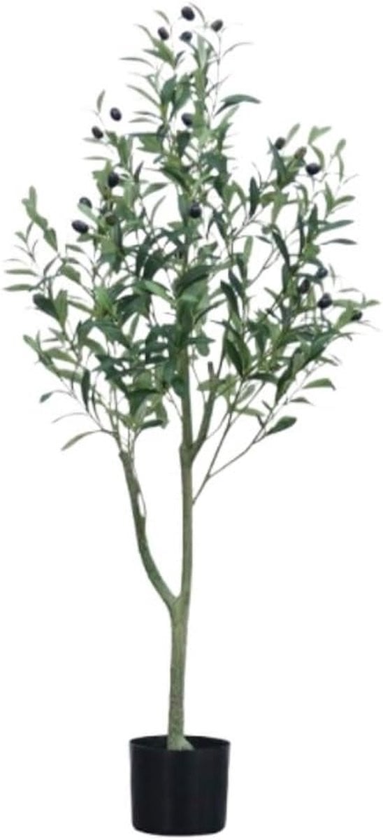 Realistische Kunstmatige Olijfboom - Groen - Hoogte: 120 cm