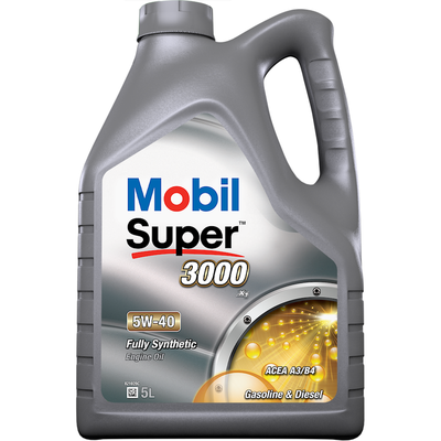 MOBIL Motoröl SUPER 3000 X1 5W-40 [5 L] 157303