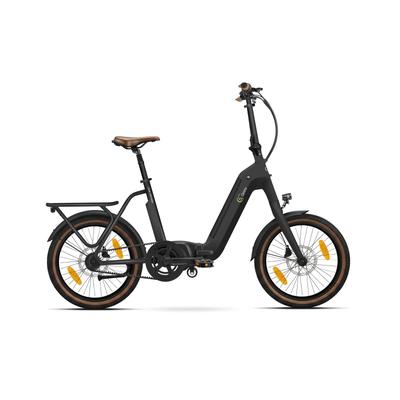 E-Bike SACHSENRAD "F3R Centro Riemenantrieb mit Alarmanlage" Gr. 46, schwarz, Elektrofahrräder, 46cm, 20 Zoll (50,80cm)