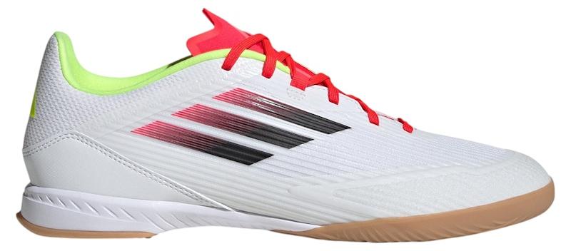 adidas F50 League Indoor Cloud White Core Black Solar Yellow - EU 48