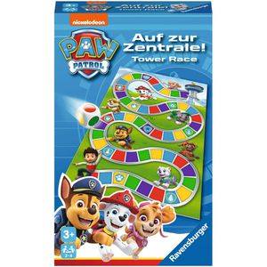 Ravensburger Würfelspiel 22671, Paw Patrol - Auf zur Zentrale, ab 3 Jahre, 2-4 Spieler