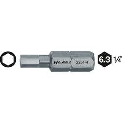 Hazet 2204-6 2204-6 Sechskant-Bit Antrieb: 1/4 (6.3 mm) Abtrieb: Innen-Sechskant 6 mm 25 mm