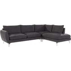 ECKSOFA Elou Graphit Microfaser