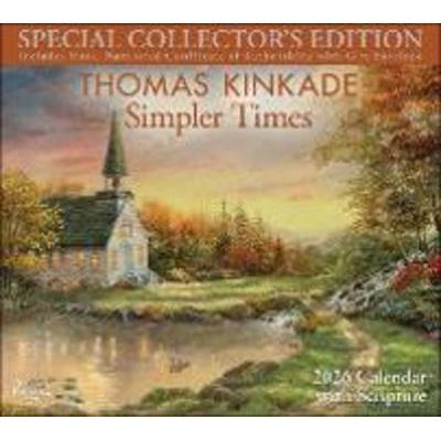 Thomas Kinkade Collector's Scripture Edition 2026 Deluxe Wall Calendar + Print
