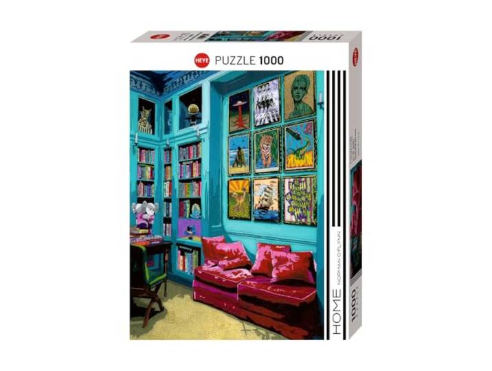 Room With Red Sofa: 1000 Teile