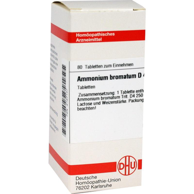 DHU-Arzneimittel GmbH & Co. KG AMMONIUM BROMATUM D 4 Tabletten 80 St 02127147